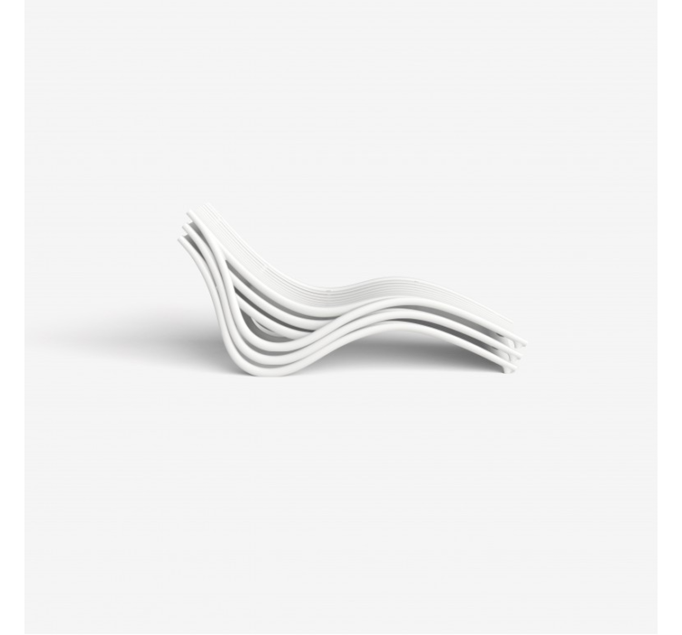 Шезлонг Ibiza Sun Lounger White3